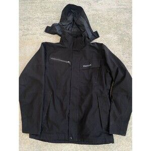 Marmot McArthur Jacket Size M Mens Hooded 2-Layer Pockets Outdoors Cinchable